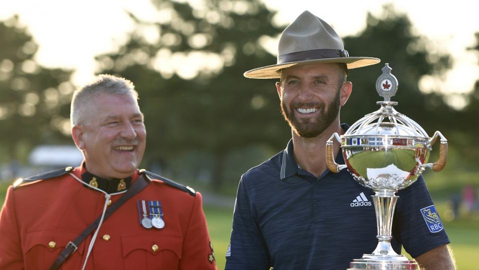 Golfer Dustin Johnson